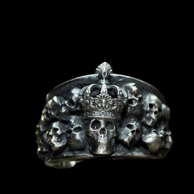FREE Today: Gothic Skull Crown Ring