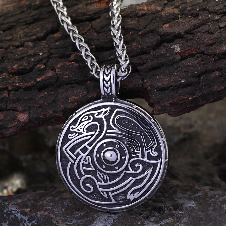 WorldNorse Vintage Style Norse Dragon Necklace