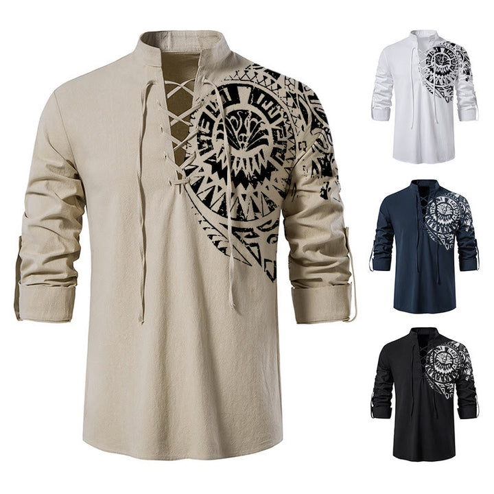 WorldNorse Odin's Ravens Graphic Costume Shirt