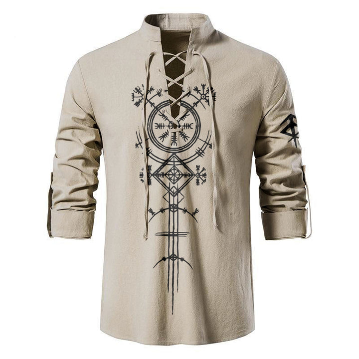 WorldNorse Vegvisir Compass Viking Costume Shirt