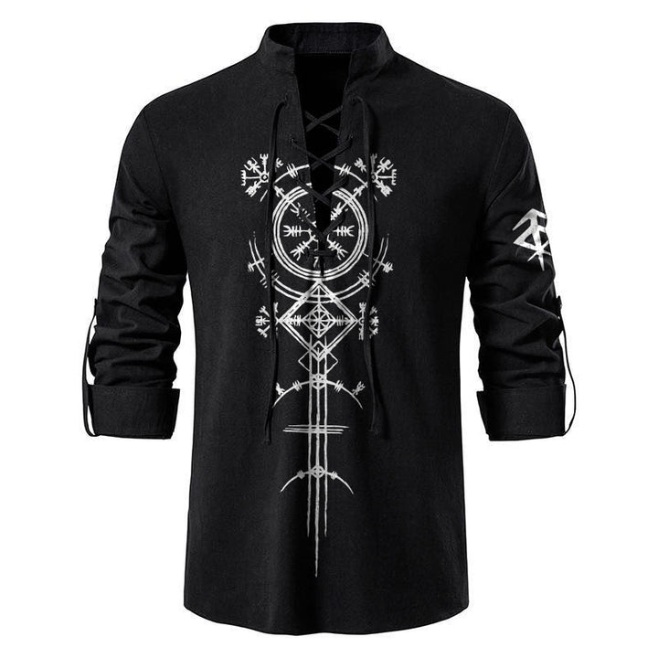 WorldNorse Vegvisir Compass Viking Costume Shirt