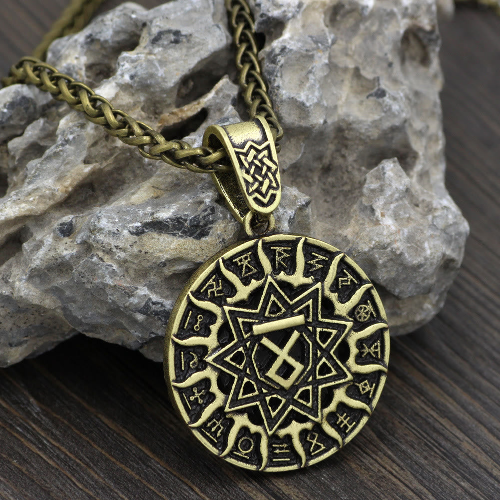 WorldNorse Rune Celtic Knot Vintage Necklace - Chain - Bronze - image 2