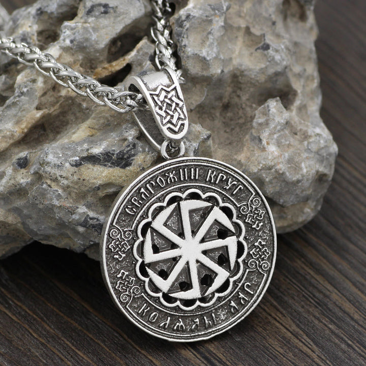WorldNorse Rune Celtic Knot Vintage Necklace - Chain - Silver - image 3