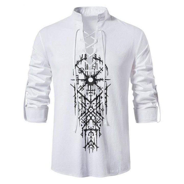 WorldNorse Vegvisir Viking Totem Costume Shirt