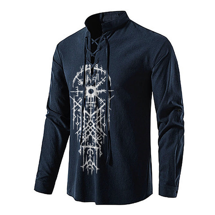 WorldNorse Vegvisir Viking Totem Costume Shirt