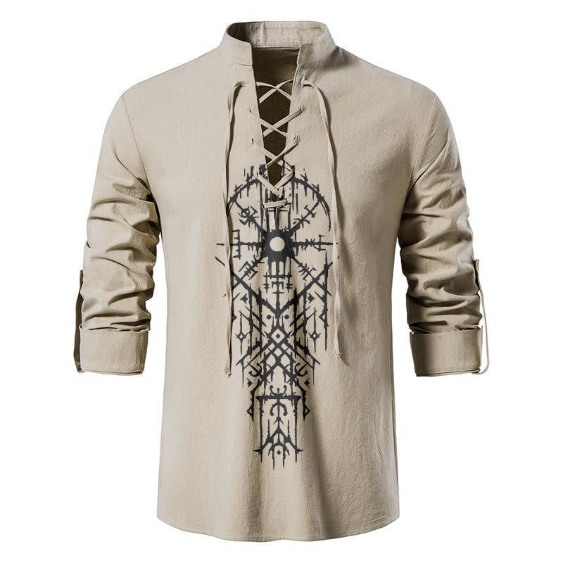 WorldNorse Vegvisir Viking Totem Costume Shirt