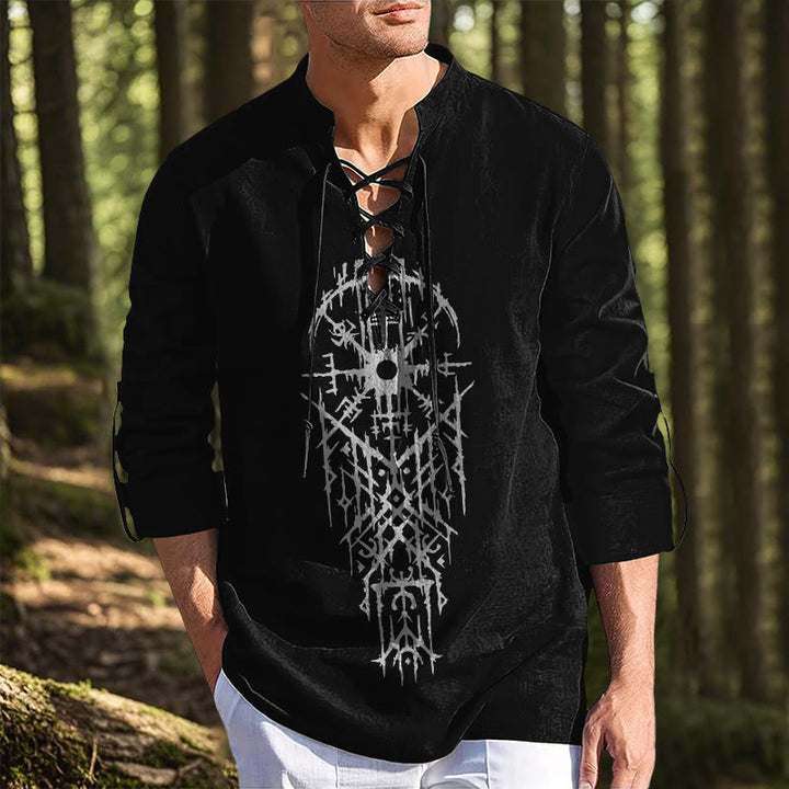 WorldNorse Vegvisir Viking Totem Costume Shirt