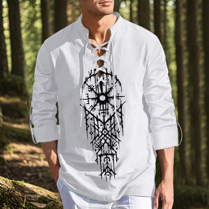 WorldNorse Vegvisir Viking Totem Costume Shirt