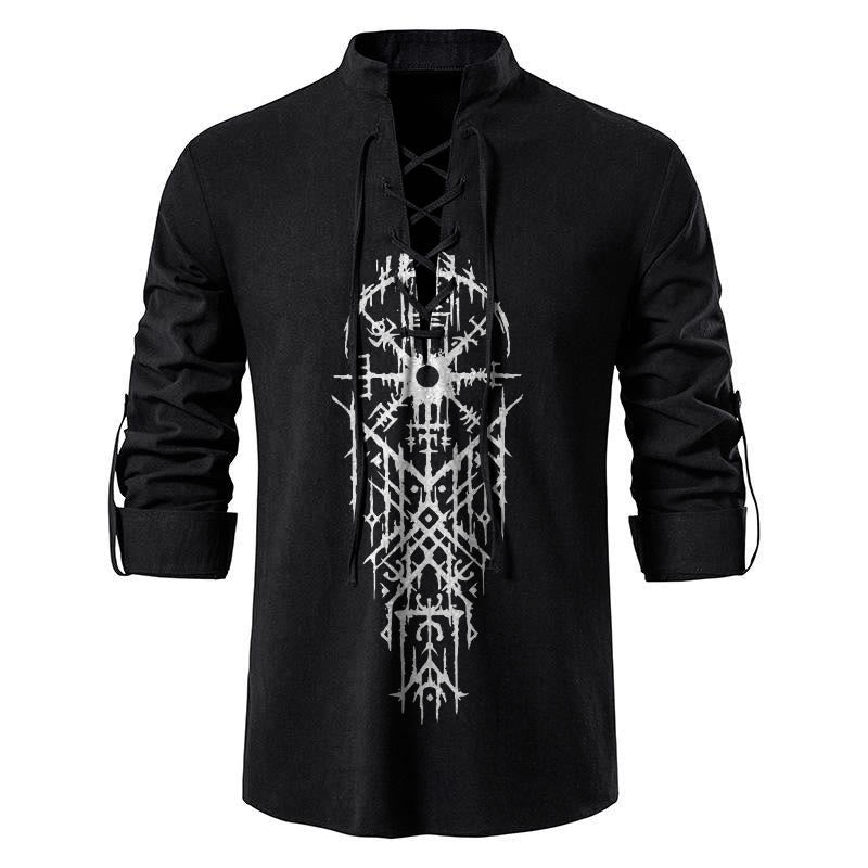 WorldNorse Vegvisir Viking Totem Costume Shirt