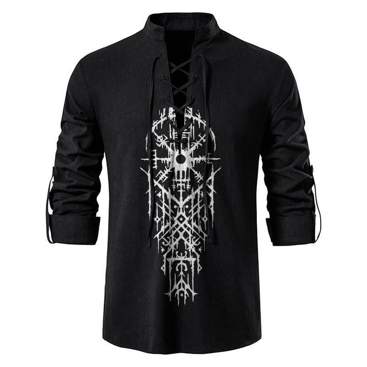 WorldNorse Vegvisir Viking Totem Costume Shirt