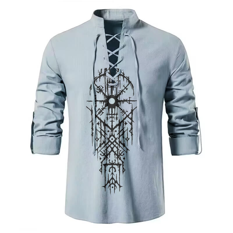 WorldNorse Vegvisir Viking Totem Costume Shirt