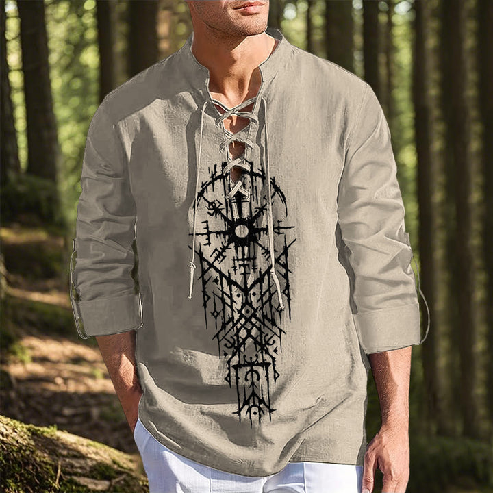 WorldNorse Vegvisir Viking Totem Costume Shirt