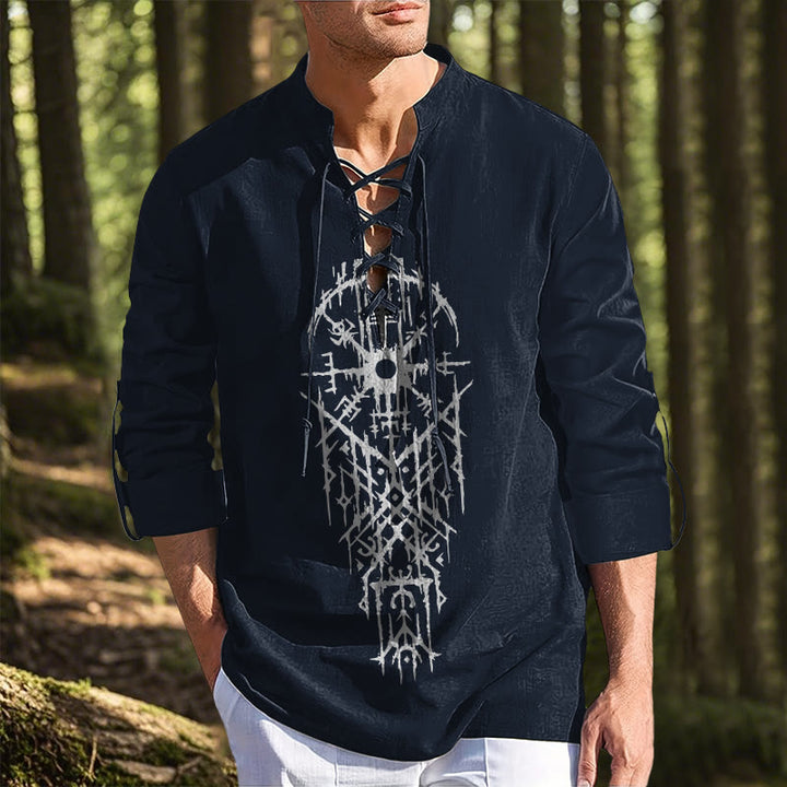 WorldNorse Vegvisir Viking Totem Costume Shirt