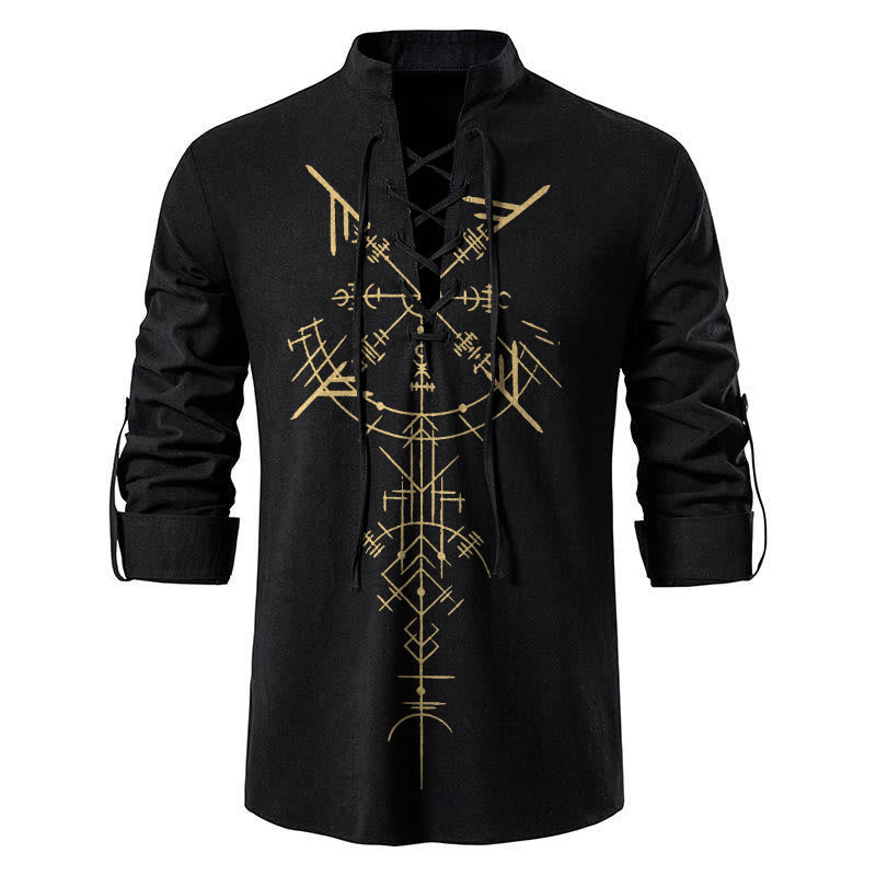 WorldNorse Viking Vegvisir Graphic Costume Shirt