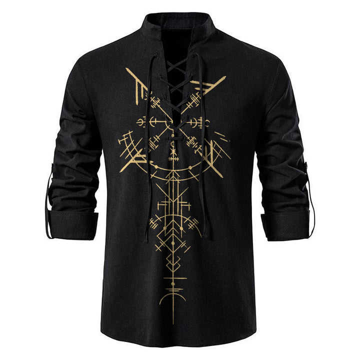 WorldNorse Viking Vegvisir Graphic Costume Shirt