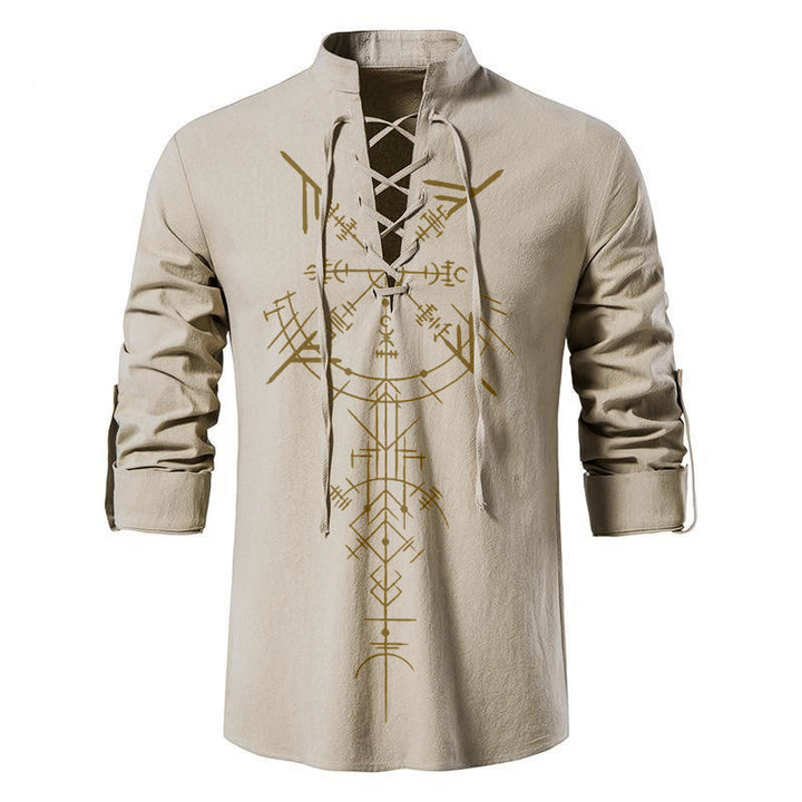 WorldNorse Viking Vegvisir Graphic Costume Shirt