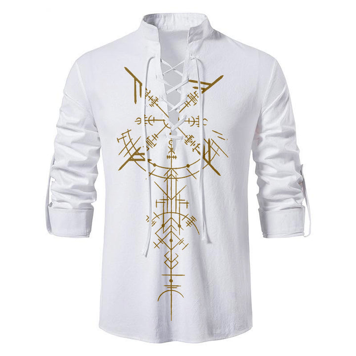 WorldNorse Viking Vegvisir Graphic Costume Shirt