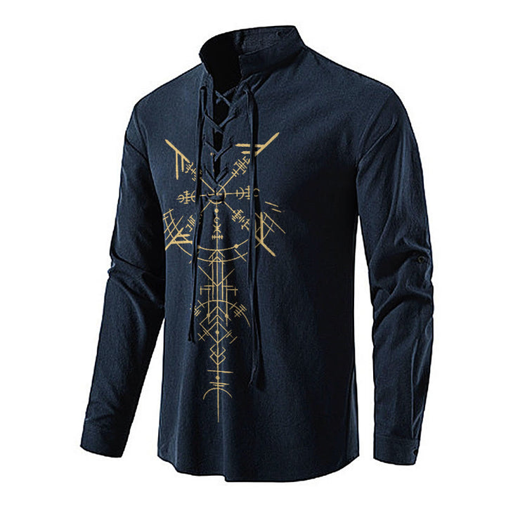WorldNorse Viking Vegvisir Graphic Costume Shirt