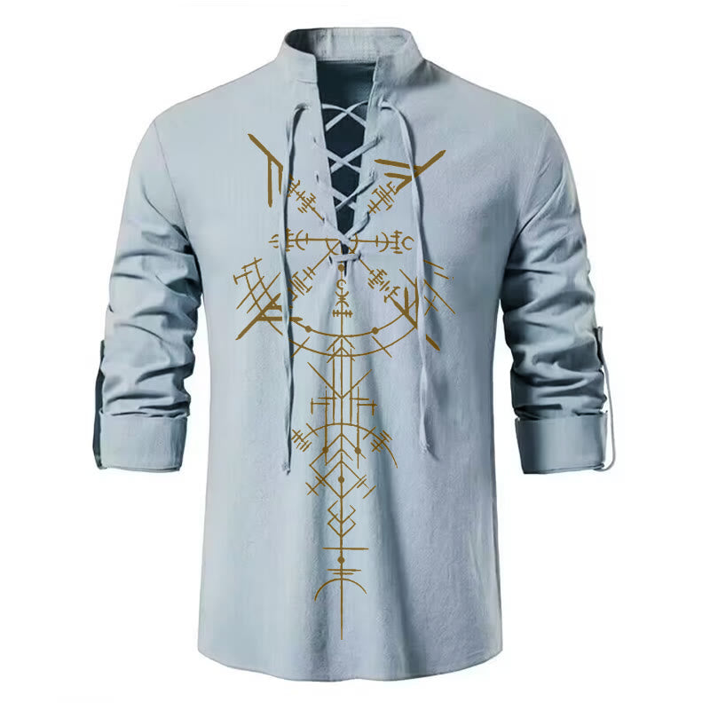 WorldNorse Viking Vegvisir Graphic Costume Shirt