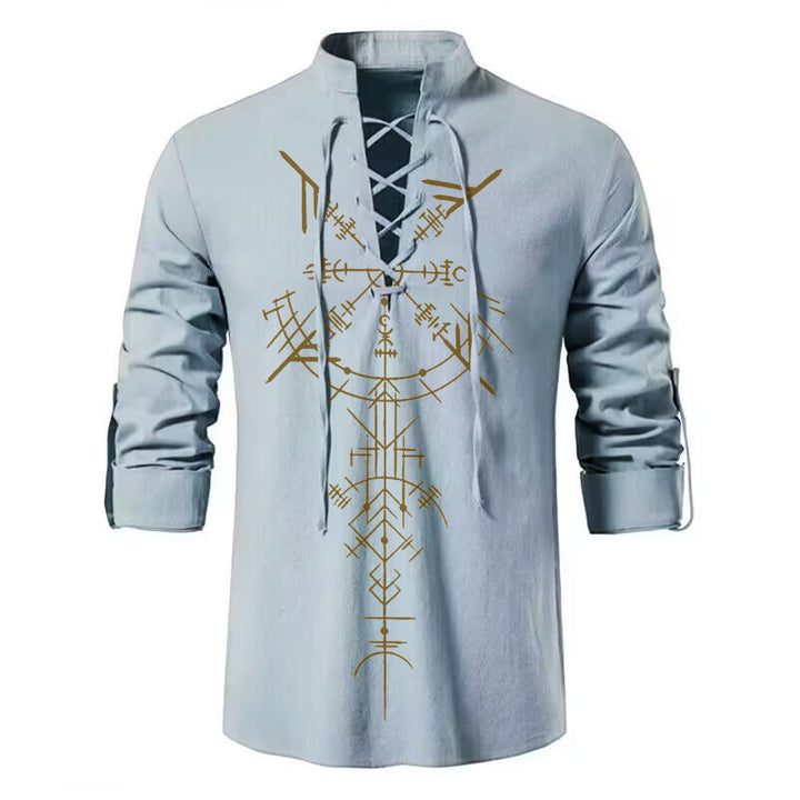 WorldNorse Viking Vegvisir Graphic Costume Shirt