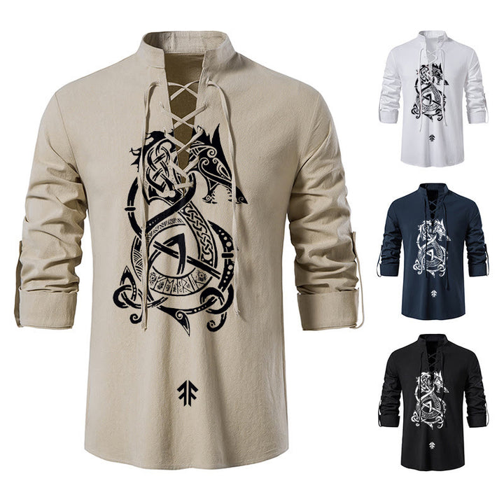 WorldNorse Norse Dragon Celtic Knot Costume Shirt