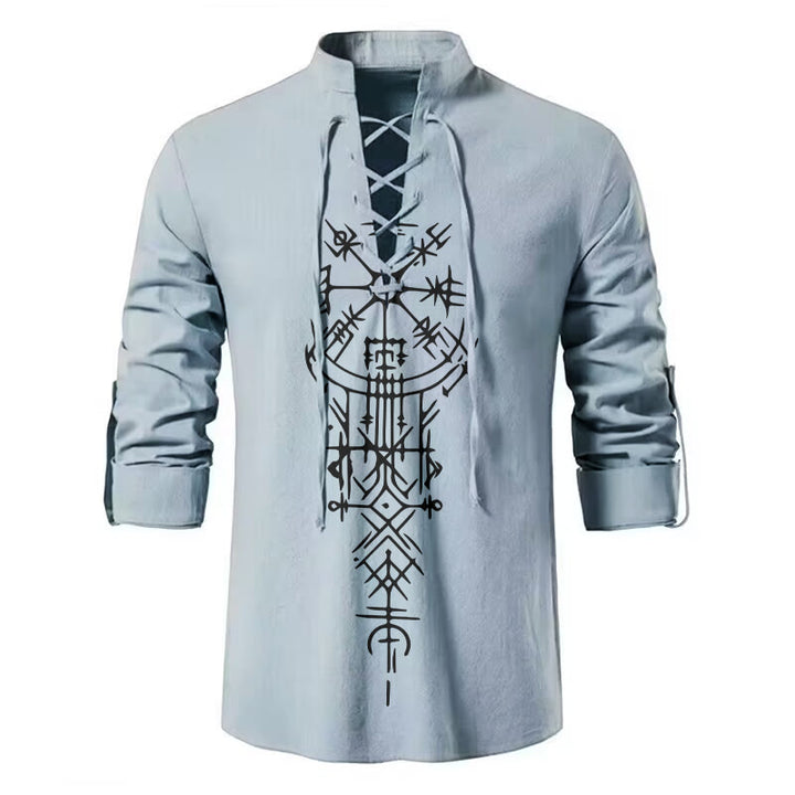 WorldNorse Vegvisir Voyage Amulet Costume Shirt