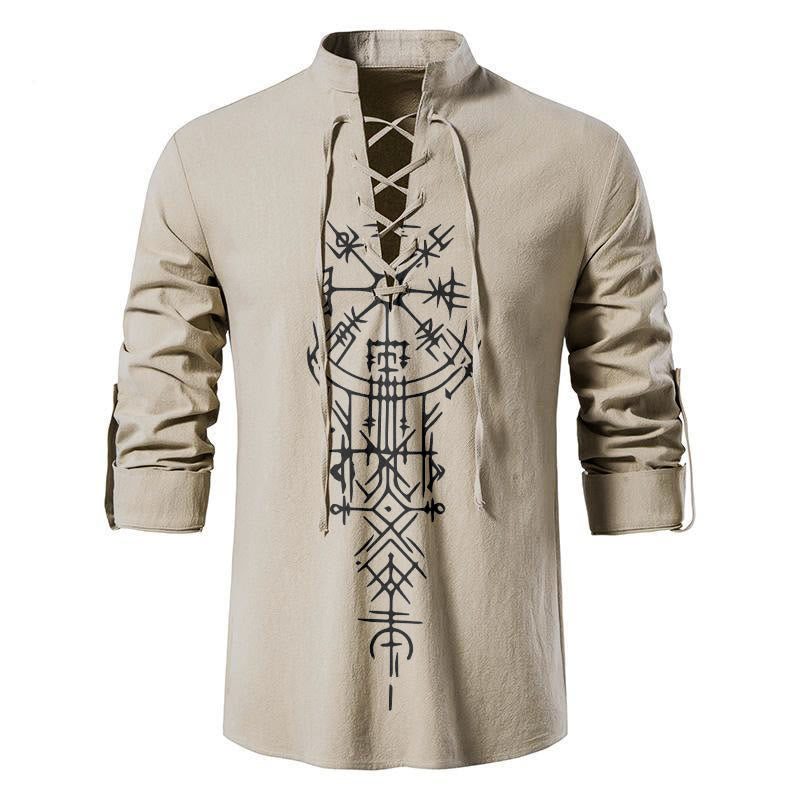 WorldNorse Vegvisir Voyage Amulet Costume Shirt