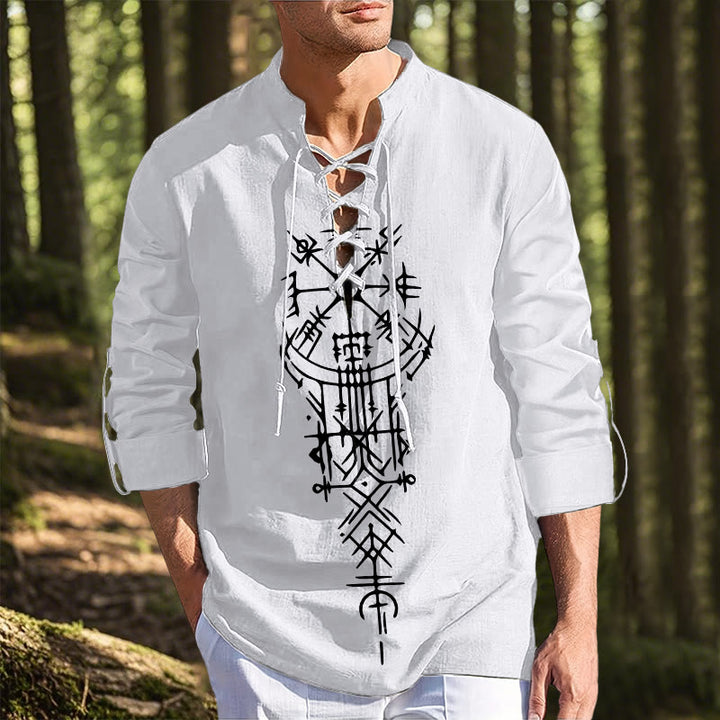 WorldNorse Vegvisir Voyage Amulet Costume Shirt