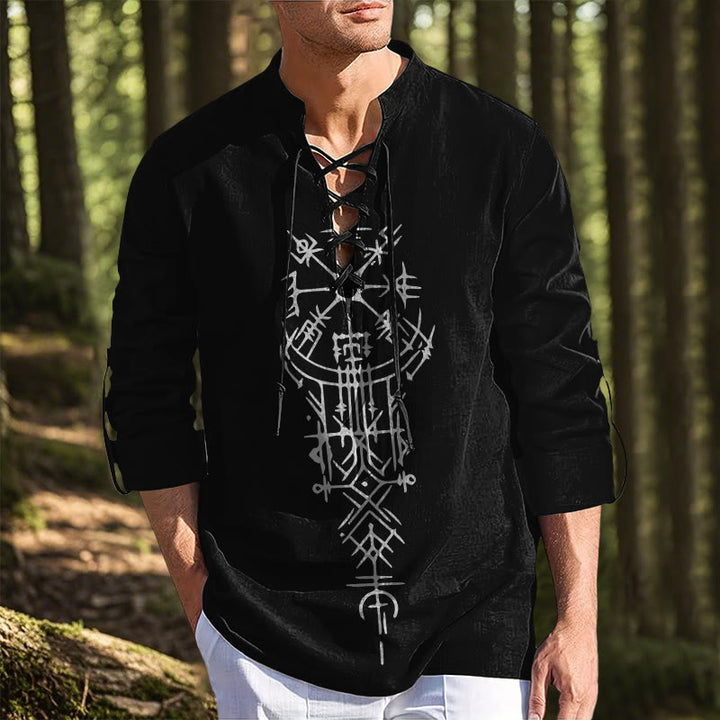WorldNorse Vegvisir Voyage Amulet Costume Shirt