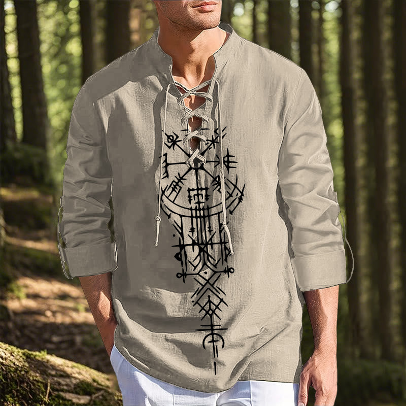 WorldNorse Vegvisir Voyage Amulet Costume Shirt