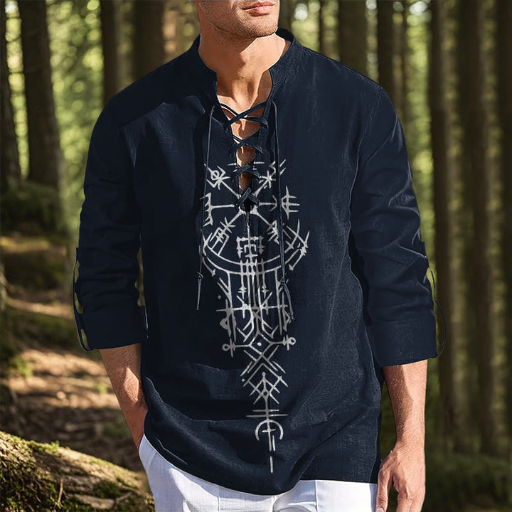 WorldNorse Vegvisir Voyage Amulet Costume Shirt