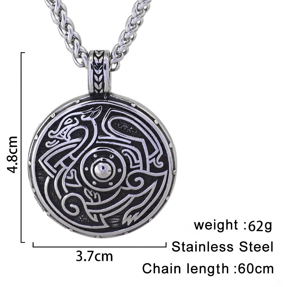 WorldNorse Vintage Style Norse Dragon Necklace