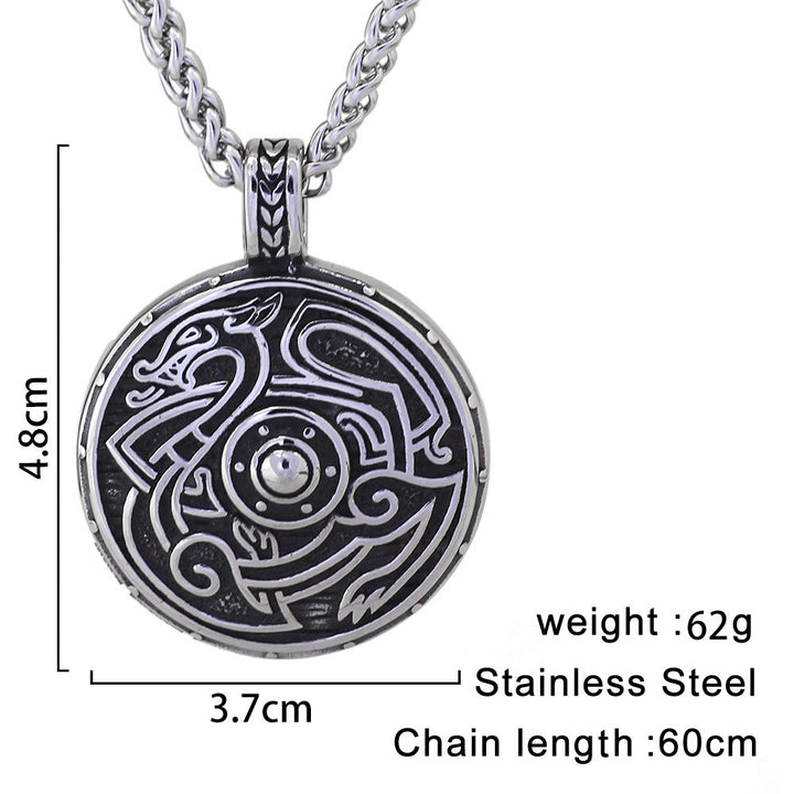 WorldNorse Vintage Style Norse Dragon Necklace