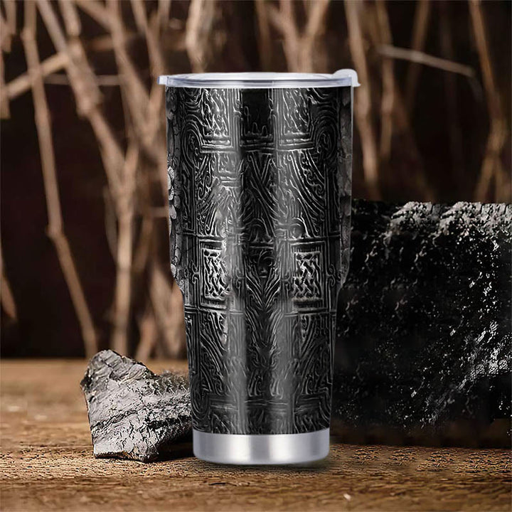 WorldNorse Wolf Raven Vacuum Insulated Tumbler