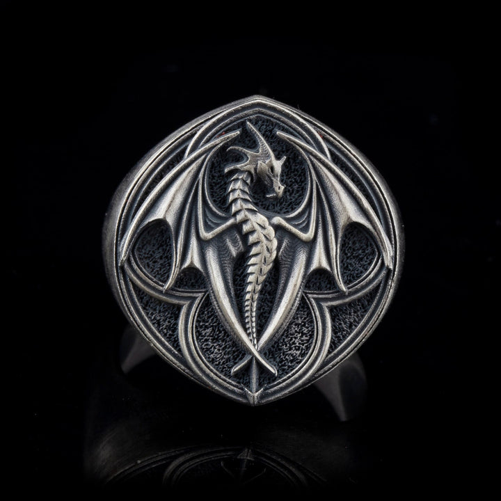 FREE Today: Flying Dragon Signet Relief Ring