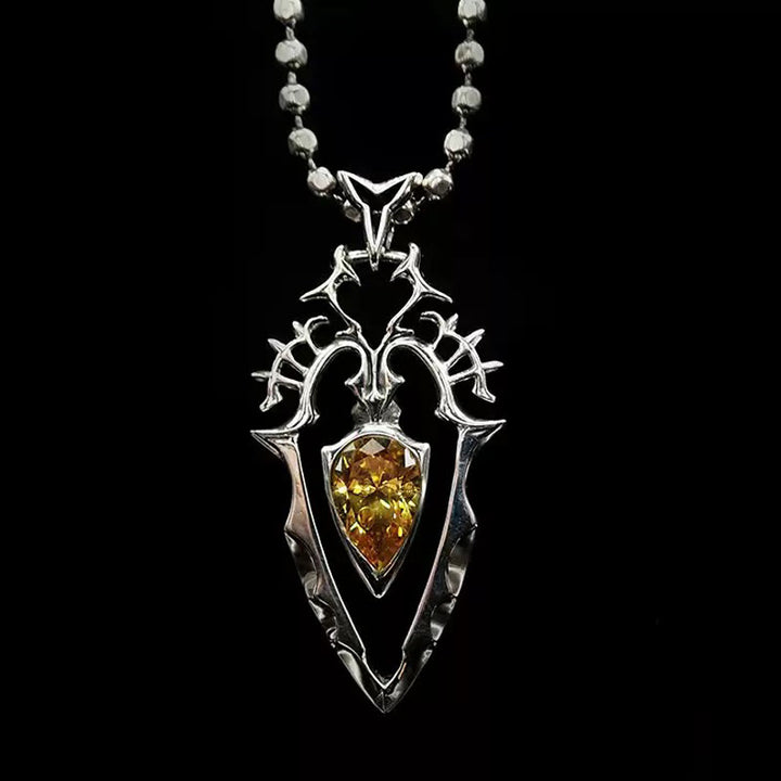 WorldNorse 925 Sterling Silver Gothic Spear Necklace - Necklace - image 0