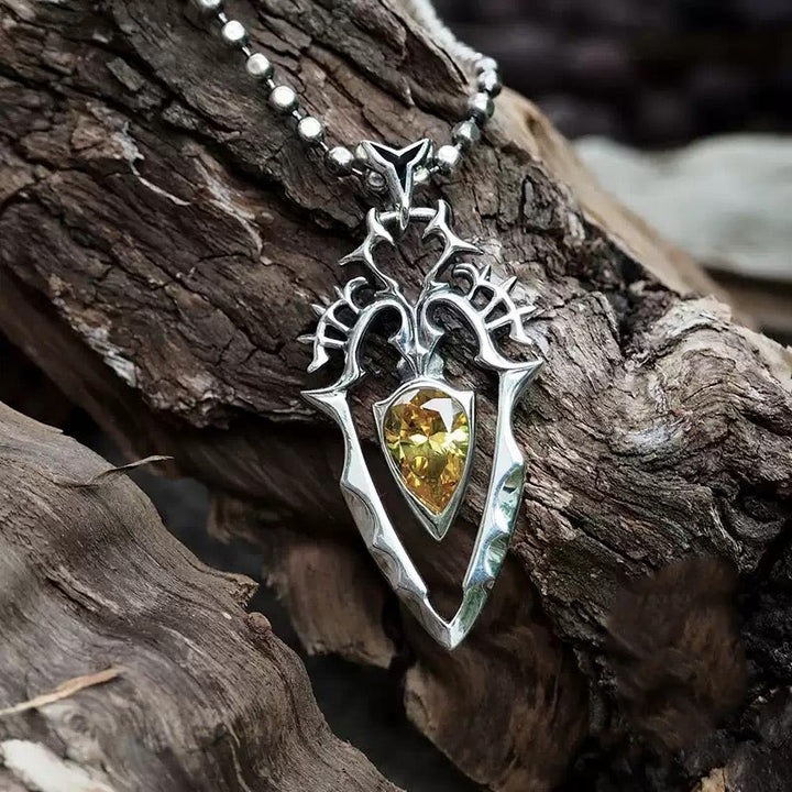 WorldNorse 925 Sterling Silver Gothic Spear Necklace - image 4