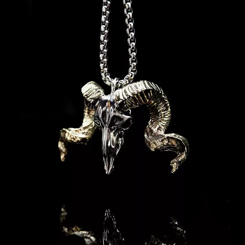 WorldNorse Handcrafted 925 Silver Sheep Head Necklace - image 7