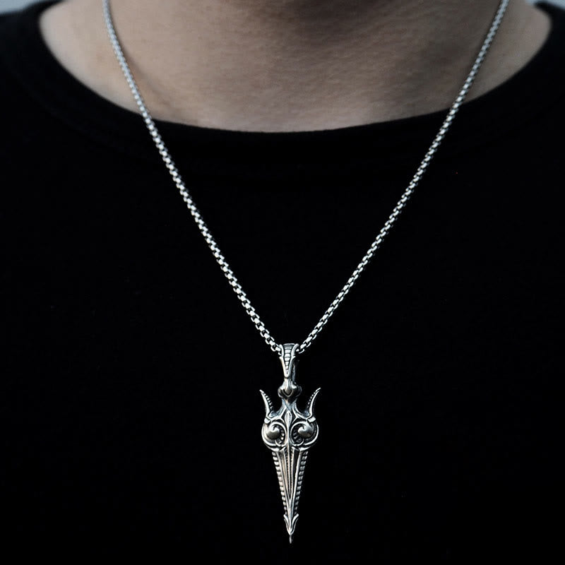 WorldNorse 925 Sterling Silver Eternal Gun Necklace - image 1