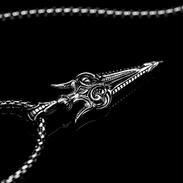 WorldNorse Handcrafted 925 Silver Eternal Gun Necklace - image 8