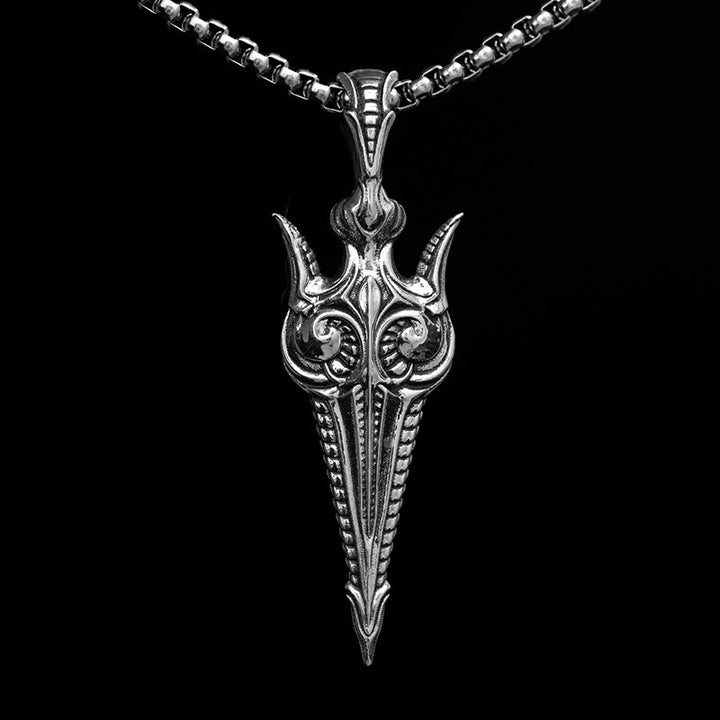 WorldNorse Handcrafted 925 Silver Eternal Gun Necklace - Necklace - image 0