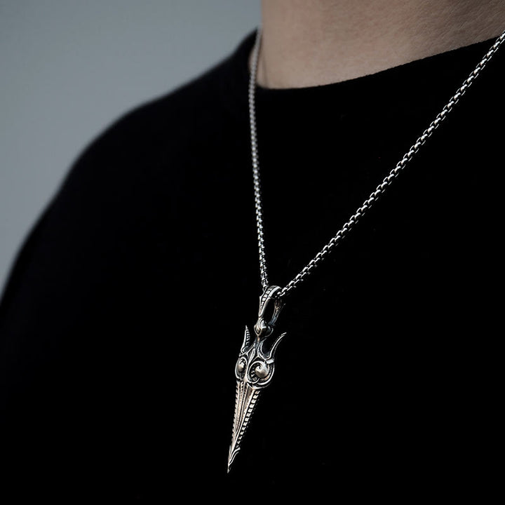WorldNorse 925 Sterling Silver Eternal Gun Necklace - image 2