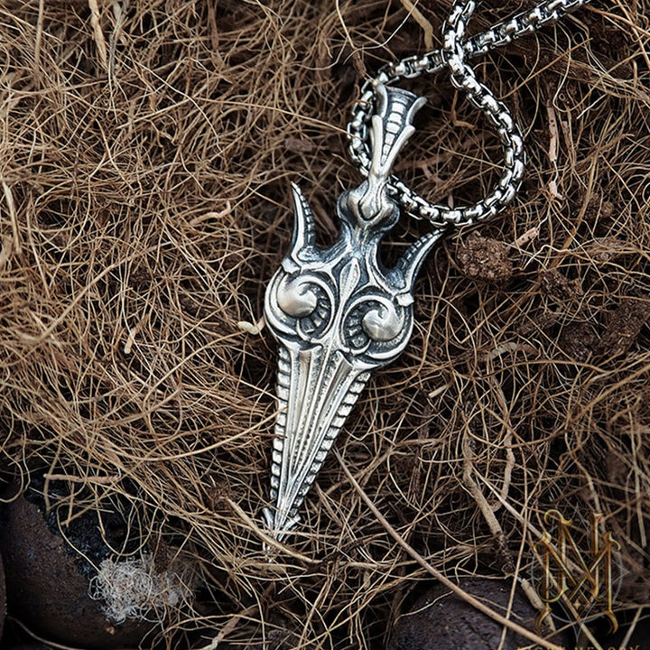 WorldNorse Handcrafted 925 Silver Eternal Gun Necklace - image 4