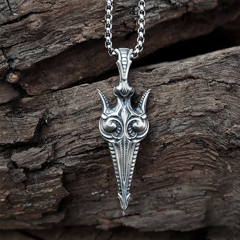WorldNorse Handcrafted 925 Silver Eternal Gun Necklace - image 3