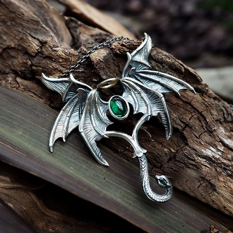 WorldNorse 925 Sterling Silver Dark Angel Demon Wings Necklace - image 4