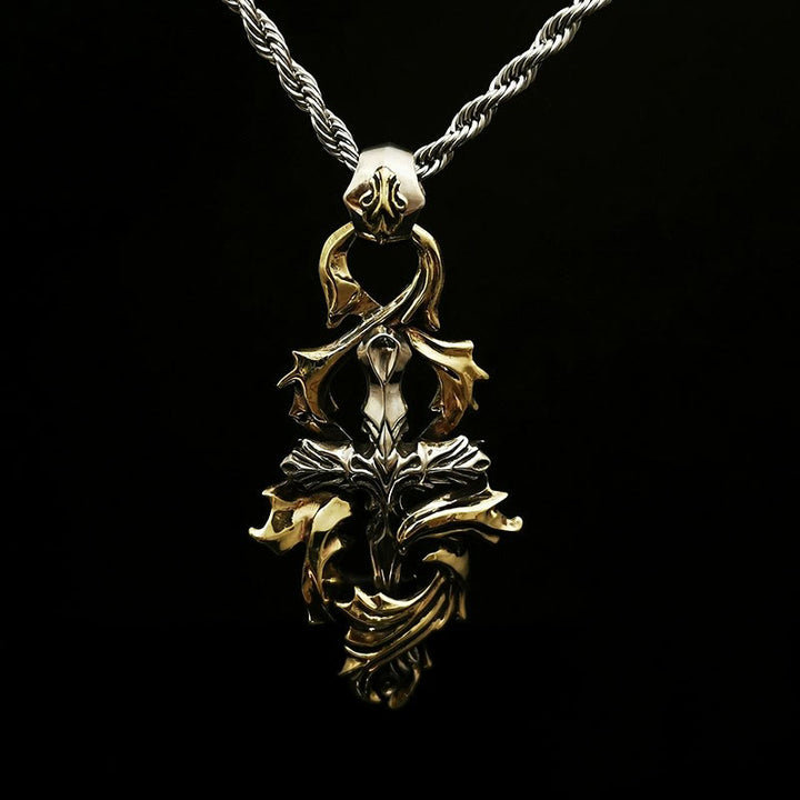 WorldNorse Handcrafted 925 Silver Garland Cross Necklace - Necklace - image 0