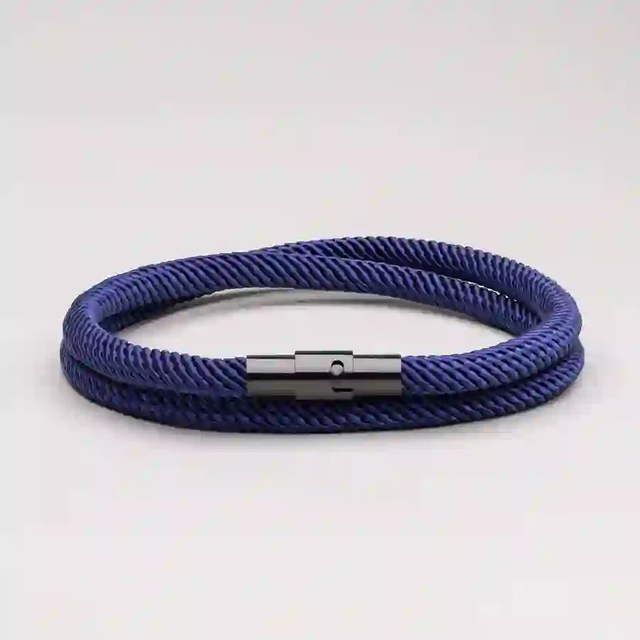 WorldNorse Minimalist Stainless Steel Magnetic Clasp Braided Bracelet - image 8