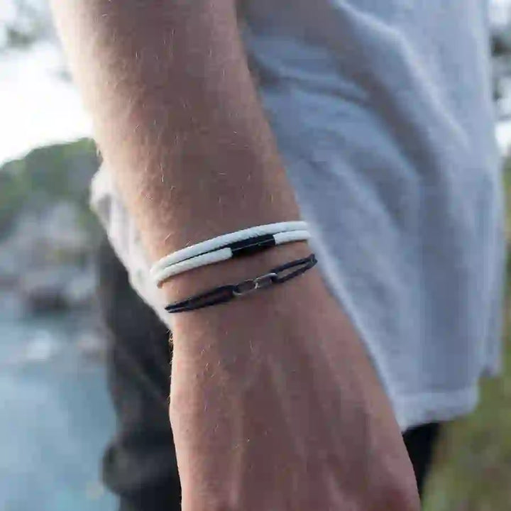 WorldNorse Minimalist Stainless Steel Magnetic Clasp Braided Bracelet - image 33
