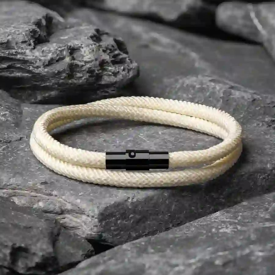 WorldNorse Minimalist Stainless Steel Magnetic Clasp Braided Bracelet - image 34