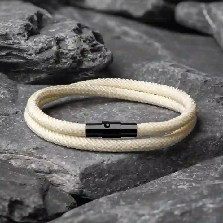 WorldNorse Minimalist Stainless Steel Magnetic Clasp Braided Bracelet - image 34